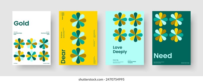 Geometrisches Broschürendesign. Abstraktes Flyer-Layout. Isolierte Banner-Vorlage. Bericht. Hintergrund. Poster. Geschäftspräsentation. Buchumschlag. Newsletter. Brande Identität. Handzettel In: Journal. Portfolio