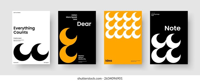 Geometric Brochure Design. Abstract Flyer Layout. Creative Poster Template. Background. Business Presentation. Banner. Report. Book Cover. Newsletter. Journal. Notebook. Portfolio. Advertising