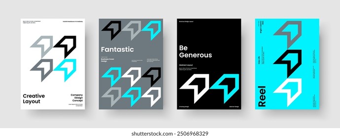 Geometric Brochure Design. Creative Poster Template. Isolated Book Cover Layout. Flyer. Business Presentation. Report. Background. Banner. Notebook. Journal. Catalog. Newsletter. Advertising