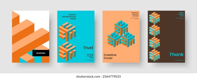 Geometric Brochure Design. Creative Report Template. Modern Background Layout. Business Presentation. Flyer. Banner. Poster. Book Cover. Brand Identity. Handbill. Magazine. Catalog. Journal