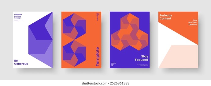 Diseño de folleto geométrico. Plantilla de fondo aislado. Diseño de volante creativo. Informe. Cartel. Anuncio. Presentación de Negocios. Portada de libro. Diario. Publicidad. Identidad de marca. Boletín de noticias