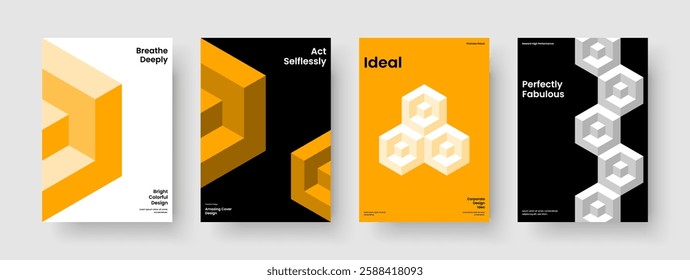 Geometric Brochure Design. Isolated Book Cover Layout. Abstract Flyer Template. Poster. Business Presentation. Report. Banner. Background. Newsletter. Advertising. Pamphlet. Portfolio. Handbill