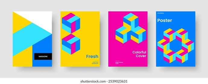 Geometric Brochure Design. Isolated Business Presentation Layout. Creative Poster Template. Background. Banner. Book Cover. Report. Flyer. Portfolio. Catalog. Pamphlet. Journal. Notebook