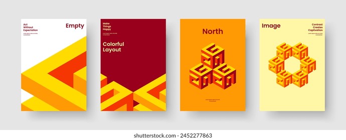Geometric Brochure Design. Isolated Flyer Layout. Creative Poster Template. Business Presentation. Book Cover. Report. Background. Banner. Pamphlet. Leaflet. Catalog. Advertising. Portfolio