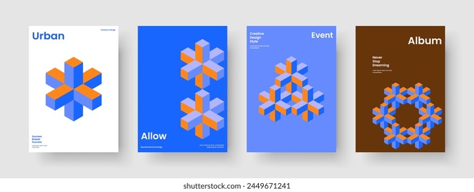 Geometric Brochure Design. Modern Banner Template. Isolated Poster Layout. Book Cover. Flyer. Business Presentation. Report. Background. Leaflet. Portfolio. Magazine. Advertising. Pamphlet. Journal