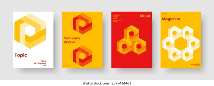 Geometric Brochure Design. Modern Book Cover Layout. Isolated Banner Template. Flyer. Report. Poster. Business Presentation. Background. Newsletter. Catalog. Brand Identity. Handbill. Leaflet
