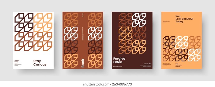 Geometric Brochure Design. Modern Book Cover Template. Creative Flyer Layout. Report. Poster. Business Presentation. Background. Banner. Journal. Catalog. Notebook. Advertising. Newsletter