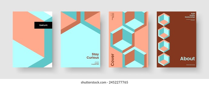 Geometric Brochure Design. Modern Flyer Template. Isolated Poster Layout. Banner. Report. Business Presentation. Background. Book Cover. Brand Identity. Portfolio. Pamphlet. Magazine. Catalog
