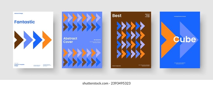 Geometric Brochure Design. Modern Report Template. Abstract Background Layout. Business Presentation. Flyer. Poster. Book Cover. Banner. Journal. Notebook. Portfolio. Leaflet. Brand Identity