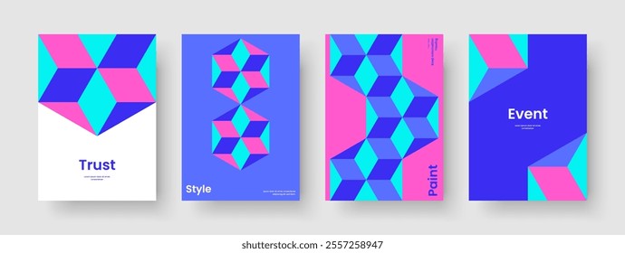 Geometric Brochure Layout. Abstract Background Template. Modern Book Cover Design. Flyer. Banner. Poster. Business Presentation. Report. Advertising. Brand Identity. Magazine. Journal. Newsletter