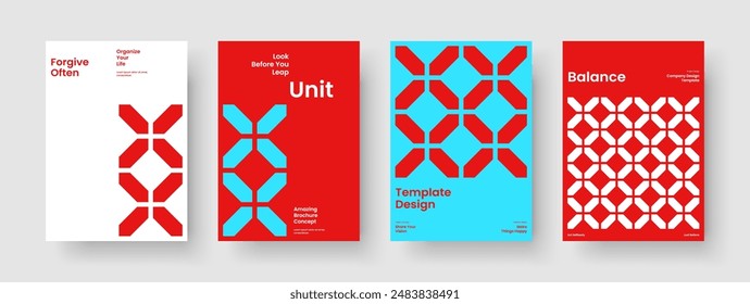 Geometric Brochure Layout. Abstract Book Cover Template. Isolated Background Design. Banner. Poster. Business Presentation. Flyer. Report. Brand Identity. Portfolio. Journal. Pamphlet. Catalog