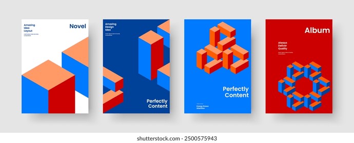 Geometric Brochure Layout. Abstract Business Presentation Design. Modern Report Template. Poster. Flyer. Book Cover. Background. Banner. Advertising. Catalog. Notebook. Handbill. Leaflet. Pamphlet