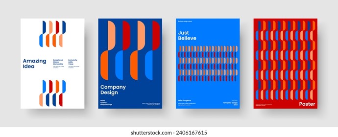 Geometric Brochure Layout. Abstract Poster Template. Isolated Flyer Design. Banner. Book Cover. Business Presentation. Report. Background. Advertising. Handbill. Portfolio. Leaflet. Newsletter