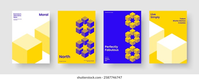 Geometric Brochure Layout. Abstract Poster Design. Isolated Flyer Template. Banner. Background. Business Presentation. Report. Book Cover. Handbill. Brand Identity. Catalog. Notebook. Advertising