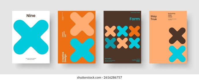 Geometric Brochure Layout. Abstract Report Design. Isolated Banner Template. Business Presentation. Background. Book Cover. Flyer. Poster. Handbill. Pamphlet. Portfolio. Leaflet. Notebook. Magazine