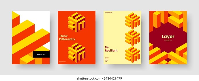 Diseño de folleto geométrico. Diseño de portada de libro creativo. Plantilla de folleto aislada. Antecedentes. Presentación empresarial. Informe. Pancarta. Cartel. Boletín informativo. Revista. Publicidad. Identidad de marca