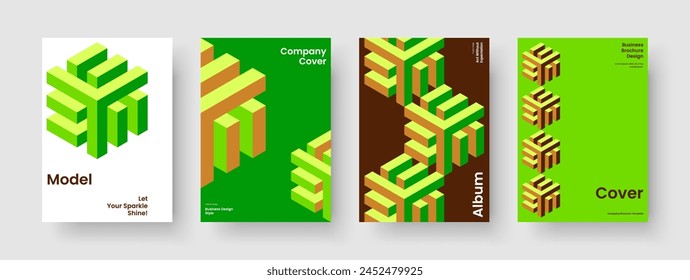 Geometric Brochure Layout. Creative Book Cover Template. Isolated Report Design. Poster. Business Presentation. Flyer. Background. Banner. Pamphlet. Portfolio. Journal. Notebook. Catalog. Leaflet