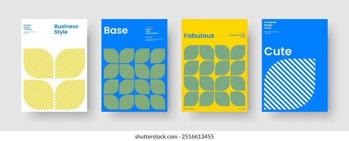 Geometric Brochure Layout. Creative Book Cover Design. Isolated Background Template. Business Presentation. Flyer. Banner. Report. Poster. Advertising. Portfolio. Notebook. Catalog. Magazine