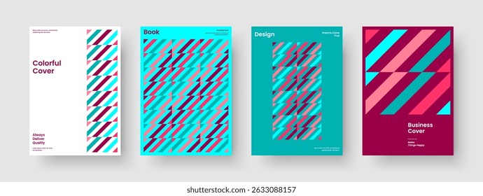 Geometric Brochure Layout. Creative Book Cover Design. Modern Poster Template. Background. Report. Banner. Flyer. Business Presentation. Journal. Brand Identity. Notebook. Newsletter. Magazine
