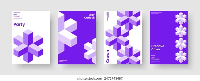 Geometric Brochure Layout. Isolated Banner Template. Modern Book Cover Design. Background. Report. Business Presentation. Poster. Flyer. Magazine. Handbill. Pamphlet. Notebook. Brand Identity