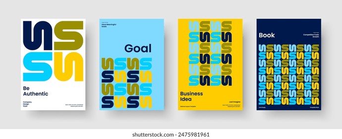 Geometric Brochure Layout. Isolated Book Cover Template. Creative Banner Design. Poster. Background. Report. Flyer. Business Presentation. Handbill. Pamphlet. Advertising. Leaflet. Catalog