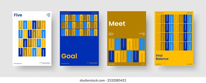 Disposição Do Folheto Geométrico. Modelo de Apresentação Comercial Isolado. Design de Relatório Moderno. Faixa. Panfleto. Cartaz. Histórico. Capa de Livro. Diário. Carteira. Catálogo. Boletim informativo. Revista. Bloco de Anotações