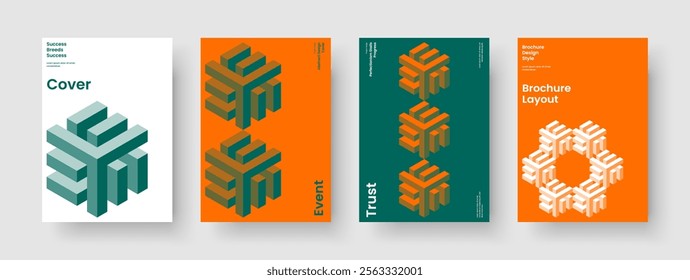 Geometric Brochure Layout. Isolated Business Presentation Design. Modern Flyer Template. Banner. Book Cover. Background. Report. Poster. Leaflet. Journal. Notebook. Pamphlet. Brand Identity