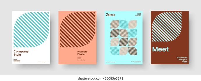 Geometric Brochure Layout. Isolated Business Presentation Template. Abstract Poster Design. Flyer. Report. Banner. Book Cover. Background. Leaflet. Journal. Pamphlet. Brand Identity. Catalog
