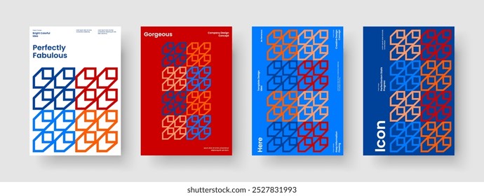 Diseño de folleto geométrico. Diseño de volante aislado. Moderna Plantilla de Anuncio. Presentación de Negocios. Informe. Cartel. Portada de libro. Antecedentes. Boletín informativo. Revista. Identidad de marca. Manual. Panfleto