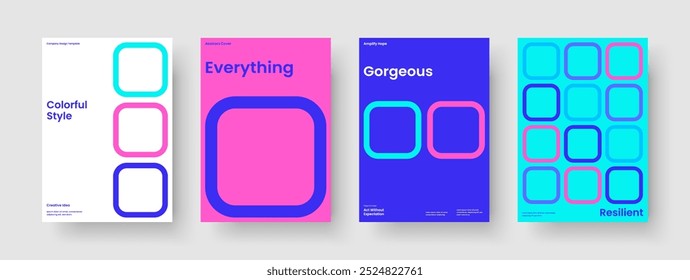 Geometric Brochure Layout. Isolated Report Design. Creative Book Cover Template. Background. Flyer. Banner. Business Presentation. Poster. Catalog. Journal. Brand Identity. Magazine. Advertising