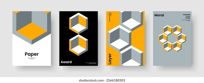 Geometric Brochure Layout. Isolated Report Template. Creative Banner Design. Poster. Book Cover. Business Presentation. Background. Flyer. Handbill. Leaflet. Newsletter. Notebook. Portfolio