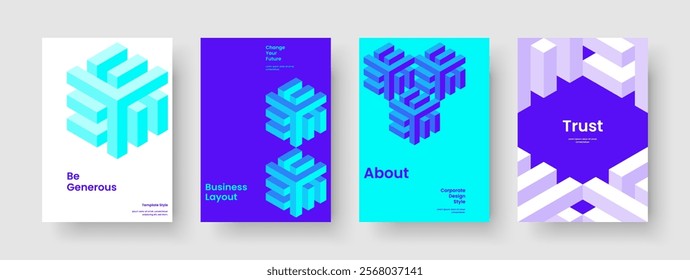 Geometric Brochure Layout. Modern Background Template. Abstract Banner Design. Business Presentation. Flyer. Book Cover. Poster. Report. Notebook. Magazine. Handbill. Leaflet. Portfolio. Catalog