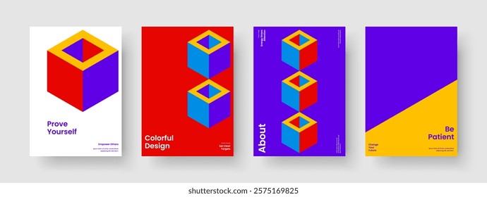 Geometric Brochure Layout. Modern Banner Design. Isolated Business Presentation Template. Book Cover. Report. Poster. Flyer. Background. Leaflet. Catalog. Portfolio. Pamphlet. Brand Identity