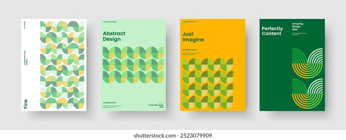 Modelo de Folheto Geométrico. Projeto de Capa de Livro Abstrata. Layout Moderno de Apresentação de Negócios. Panfleto. Faixa. Relatório. Cartaz. Histórico. Boletim informativo. Notebook. Diário. Revista. Catálogo