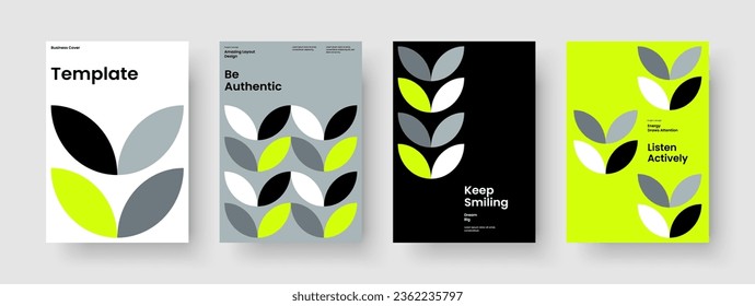 Plantilla de folleto geométrico. Resumen de diseño de volante. Diseño creativo de presentación de negocios. Portada del libro. Informe. Antecedentes. Cartel. Cartel. Folleto. Boletín informativo. Cuaderno. Diario. Cartera. Leaflet