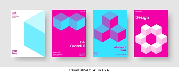 In: Geometric Brochure Vorlage. Abstraktes Posterdesign. Creative Business Presentation Layout. Banner. Buchumschlag. Hintergrund. Flyer. Bericht. Notebook. Broschüre. Katalog. Werbung. Brande Identität