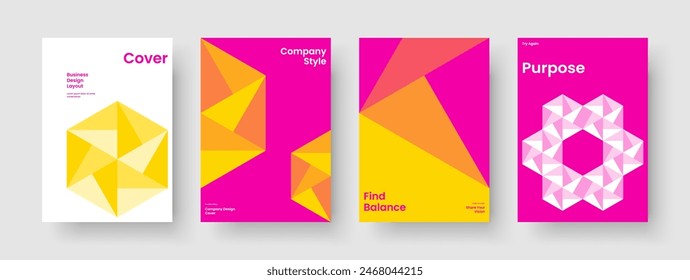 Geometric Brochure Template. Abstract Poster Design. Modern Banner Layout. Background. Business Presentation. Flyer. Report. Book Cover. Journal. Pamphlet. Portfolio. Newsletter. Leaflet