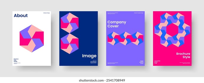 Geometric Brochure Template. Abstract Poster Design. Isolated Background Layout. Report. Business Presentation. Flyer. Banner. Book Cover. Handbill. Notebook. Brand Identity. Portfolio. Pamphlet
