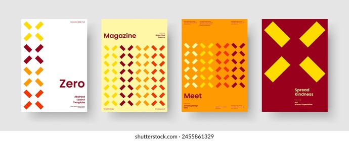 Geometric Brochure Template. Abstract Report Design. Creative Book Cover Layout. Banner. Poster. Flyer. Business Presentation. Background. Catalog. Leaflet. Handbill. Magazine. Brand Identity