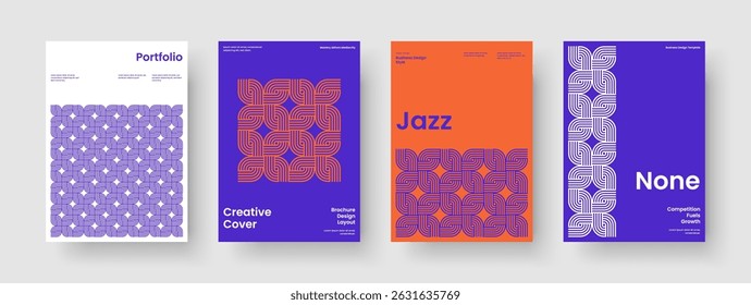 Geometric Brochure Template. Abstract Report Layout. Isolated Book Cover Design. Banner. Poster. Business Presentation. Background. Flyer. Catalog. Pamphlet. Notebook. Journal. Advertising. Leaflet