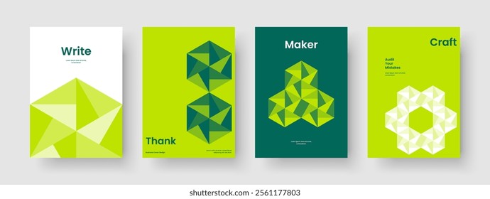 Geometric Brochure Template. Creative Book Cover Layout. Isolated Background Design. Flyer. Business Presentation. Poster. Report. Banner. Notebook. Brand Identity. Advertising. Pamphlet. Catalog