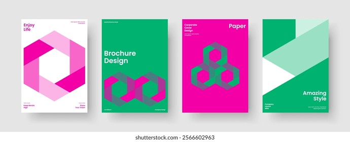 Geometric Brochure Template. Creative Book Cover Layout. Abstract Flyer Design. Report. Poster. Banner. Business Presentation. Background. Leaflet. Pamphlet. Journal. Portfolio. Catalog. Handbill