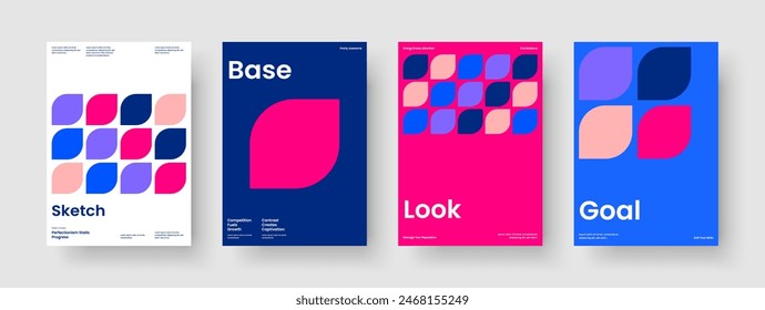 Geometric Brochure Template. Creative Report Design. Modern Banner Layout. Background. Business Presentation. Flyer. Poster. Book Cover. Notebook. Brand Identity. Pamphlet. Portfolio. Magazine