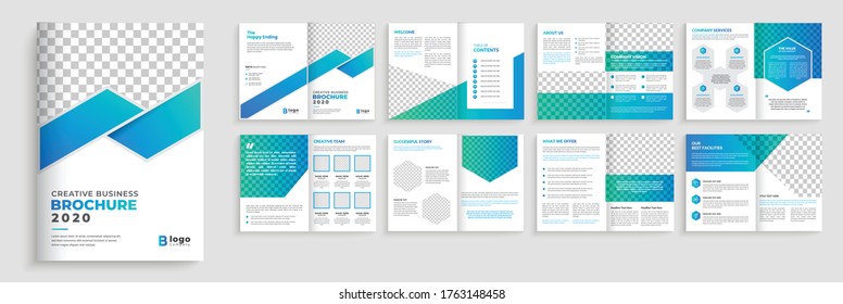 Geometric Brochure template design, Brochure template layout design,minimal business brochure design,annual report minimal company profile design, editable brochure template layout.
