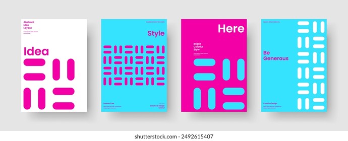 Geometric Brochure Template. Isolated Banner Layout. Abstract Book Cover Design. Business Presentation. Poster. Flyer. Background. Report. Catalog. Portfolio. Advertising. Handbill. Journal