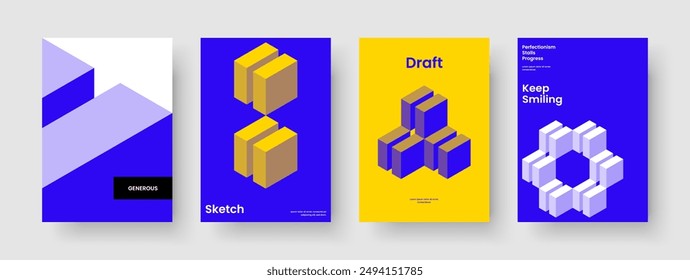 Geometric Brochure Template. Isolated Banner Layout. Creative Report Design. Flyer. Business Presentation. Poster. Book Cover. Background. Advertising. Newsletter. Magazine. Notebook. Pamphlet