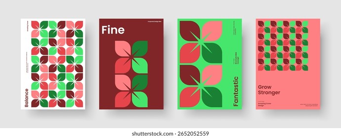 Vorlage für geometrische Broschüre. Isoliertes Banner-Layout. Modernes Hintergrunddesign. Buchumschlag. Geschäftspräsentation. Bericht. Poster. Flyer. Zeitschrift. Packungsbeilage. Newsletter. Handzettel Broschüre. Journal