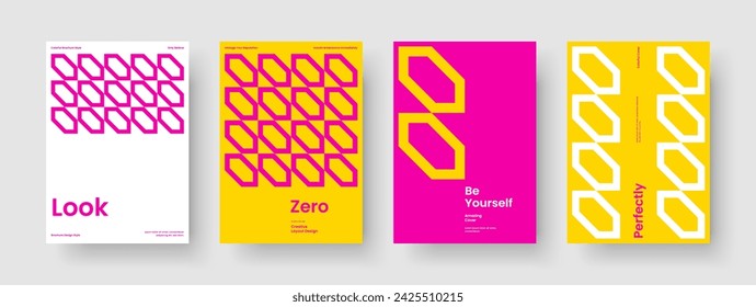 Geometric Brochure Template. Isolated Poster Layout. Creative Book Cover Design. Report. Background. Banner. Flyer. Business Presentation. Catalog. Notebook. Pamphlet. Brand Identity. Portfolio