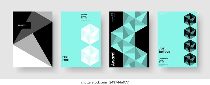 Geometric Brochure Template. Modern Background Layout. Abstract Book Cover Design. Report. Business Presentation. Poster. Flyer. Banner. Pamphlet. Portfolio. Catalog. Handbill. Notebook