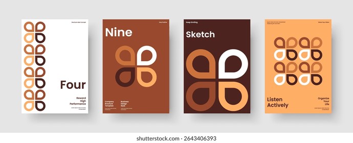 Geometric Brochure Template. Modern Flyer Layout. Isolated Banner Design. Background. Book Cover. Business Presentation. Poster. Report. Portfolio. Handbill. Notebook. Advertising. Pamphlet